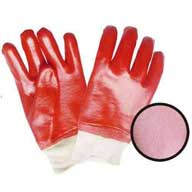 Red Dipped Work Gloves